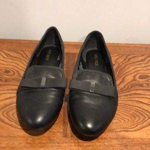 Loafers with a fabric detail